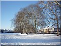 Hull Road Park in the snow