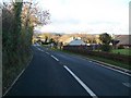 The A2 near the junction with the Ford Road in Ballykinler Lower