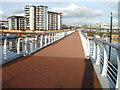 Across Pont y Werin from Penarth to Cardiff