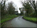 Minor road junction,  Hayscastle