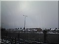 Snow-covered houses on Colville Road