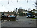 Looking across Mulberry Lane from the sandwich bar