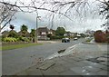 Staggered crossroads of Petworth Avenue, Amberley Drive and Falmer Avenue