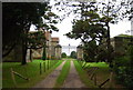 Gate to west Lodge, Ashburnham Place