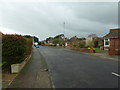 Approaching the junction of Sandown Avenue and Sandown Close