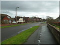 Approaching the junction of Alinora Crescent and Patricia Avenue