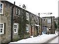 Icicles on a house in Kettlewell