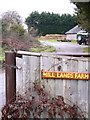 Entrance to Hill Lands Farm