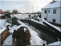 Torksey Lock in the snow