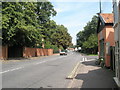 Approaching the junction of Dock Lane and  Melton Hill