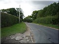 Raskelf Road from Mill Farm entrance