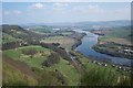 NO1422 : River Tay looking east from Kinnoull Hill by Elliott Simpson