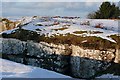 Rock outcrop on Little Mountain