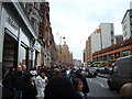 View of Harrods from Brompton Road