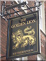 The Golden Lion, Pub Sign, Rochester