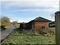 Footpath No.4 beside old farm buildings at Sibton