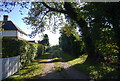 Sussex Border Path leaving Northiam