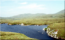 NF7929 : View NW over Loch nam Faoileann by Nick Smith