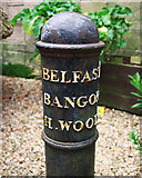 J5081 : Preserved milepost, Bangor by Rossographer