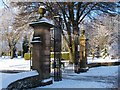 Main gates of Christie Park