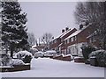 A snowy Balmoral Road in Penn, Wolverhampton