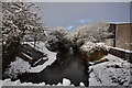 Looking upstream from Velator Bridge on the River Caen