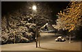 Tiverton : Snowy Footpath