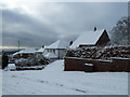 Snowy houses in Beverley Grove