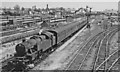 Marylebone - Wembley Stadium special Cup Final local train passing Neasden Station