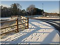 Fence and snow, Edginswell