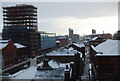 View from the Travelodge down Great Ancoats St