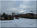 Junction of a snowy Galt Road and Evelegh Road