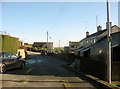 Approaching the centre of the village of Bryncroes