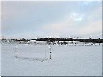 TQ3408 : Football Pitch, Stanmer Park by Simon Carey