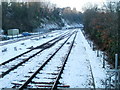 ST1380 : Railway lines NW of Radyr station, Cardiff by Jaggery