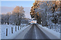 Minor road near Coulnakyle