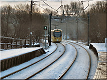 SD7807 : Metrolink Tramway by David Dixon