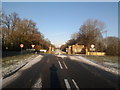 Water Stratford Crossroads on a snowy day