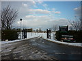 The entrance to Gransmoor Lodge