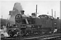 An LMS Fowler 3P 2-6-2T at Willesden Locomotive Depot