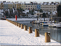 J5081 : Frozen Bangor Marina by Rossographer
