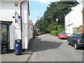 Saddlemakers Lane to the west of The Street