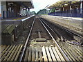 Addlestone station platforms