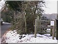 Kissing gate on Sotherington Lane, Blackmoor