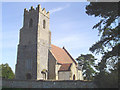 TM3493 : Broome St Michael's church by Adrian S Pye