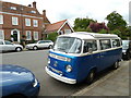 Classic camper van in the High Street