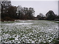 Northbourne: playing field behind East Howe Lane