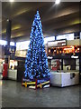 Christmas tree, Euston Station concourse