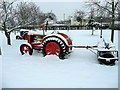 Two vintage tractors