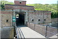 Newhaven fort, entrance